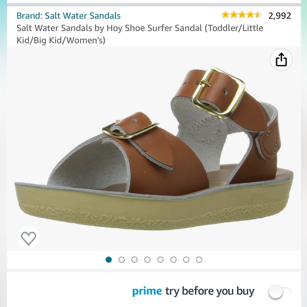 Toddler Salt Water Sandals
